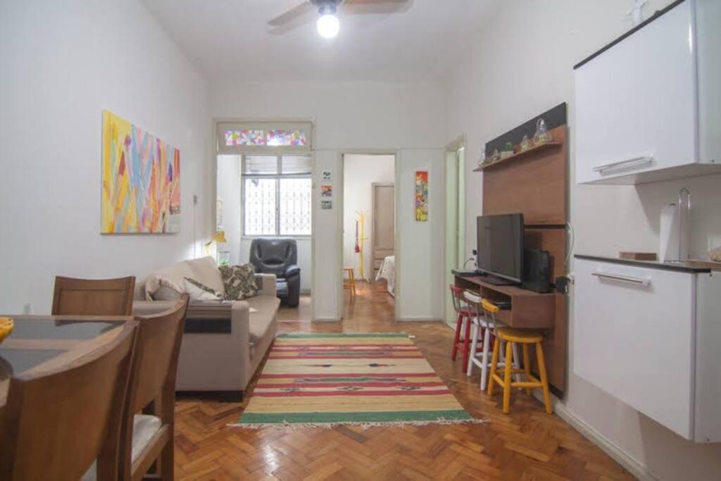 Apartamento Charmoso Na Praia De Copacabana Rio de Janeiro Luaran gambar